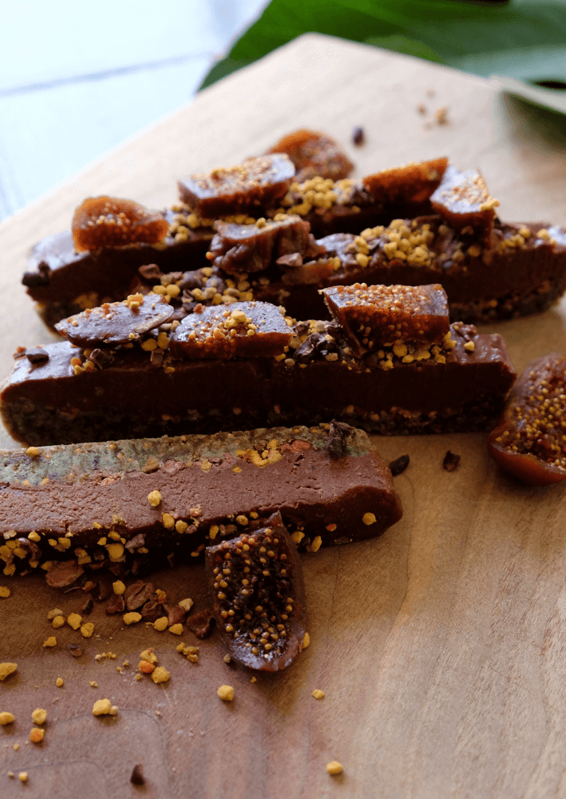 royal summer - superfood fig + bee pollen royal ghee bars