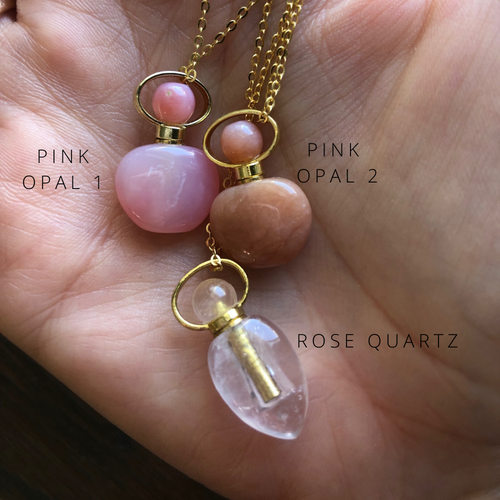 GEMSTONE AROMATHERAPY NECKLACE