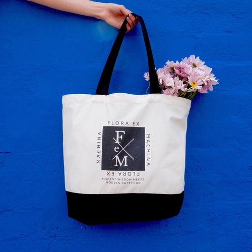 flora ex Machina tote bag